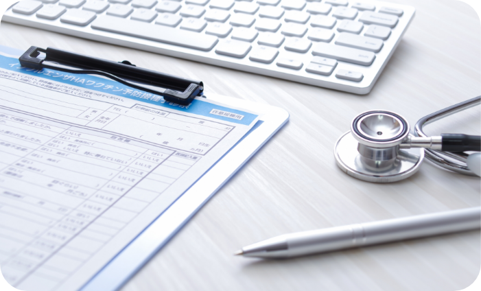 オンライン診察–専用フロアにて検査（来院）